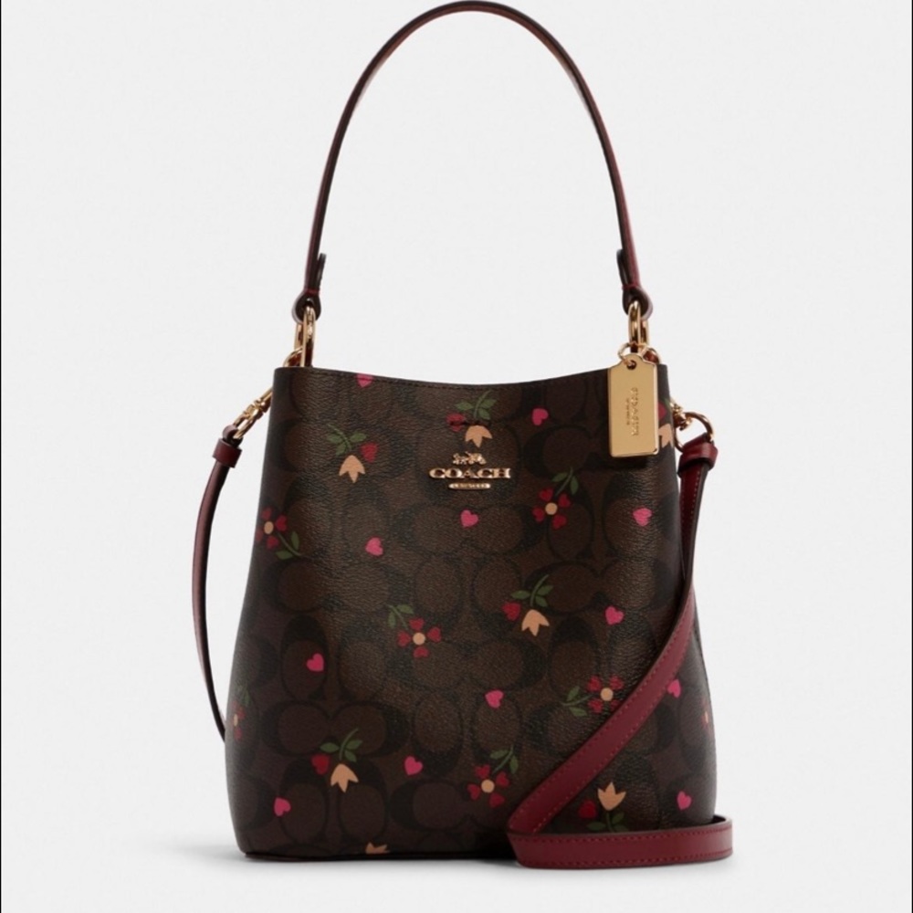 COACH Limited Edition Heart Petal Bucket Purse!